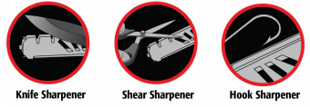������� ��� ������� �����, ������, ������� �CUDA KNIFE, SHEAR AND HOOK SHARPENER�, 20, 30 � 45 ��������, CU/18097